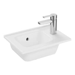 Vitra Mia 40x28 Cm Etajerli Lavabo 7460L003-0029 görsel 1