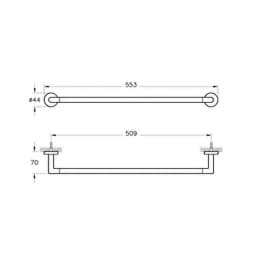 Vitra Minimax Uzun Havluluk A44784 görsel 3