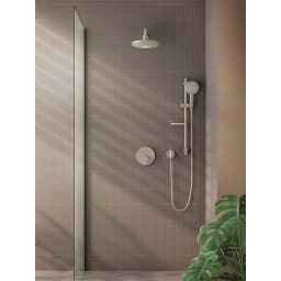 Vitra Origin Duvardan Fırçalanmış Nikel Duş Dirseği A4565234 görsel 2