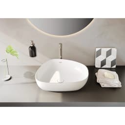 Vitra Origin Fırçalanmış Nikel Yüksek Lavabo Bataryası A4255834 görsel 2