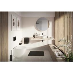 Vitra Origin Mat Siyah Yerden Tekli Diş Fırçalığı A4489636 görsel 2