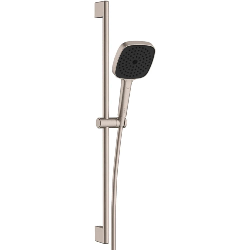 Vitra Prime Square 3 Fonksiyonlu Fırçalı Nikel Sürgülü El Duşu Takımı - A4592834