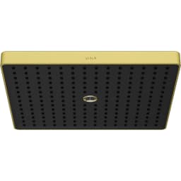 Vitra Prime Square 30 Cm 2 Fonksiyonlu Fırçalı Altın Duş Başlığı - A4592325 görsel 1