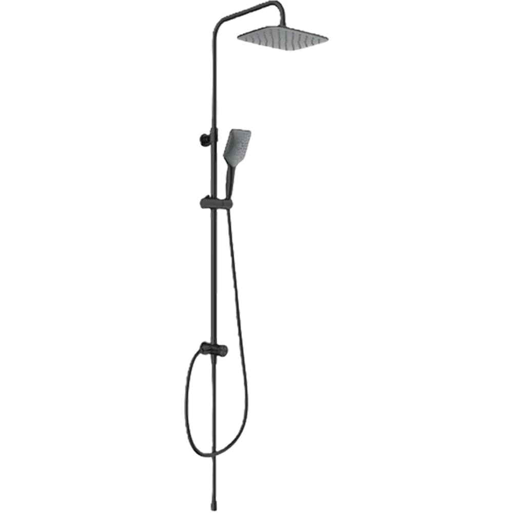 Vitra Punto 301 Square Mat Siyah Duş Kolonu - A4593736