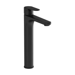 Vitra Root Round Mat Siyah Yüksek Lavabo Bataryası A4270736 görsel 1