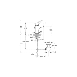 Vitra Root Round Sifon Kumandalı Bide Bataryası A42724 görsel 3