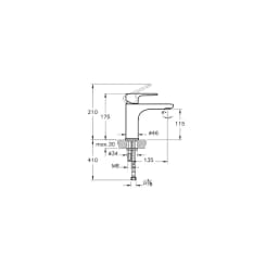 Vitra Root Round Lavabo Bataryası A42706 görsel 3