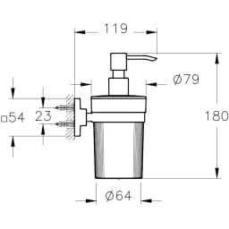 Vitra Root Sıvı Sabunluk - A44807 görsel 2