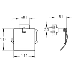 Vitra Root Tuvalet Kağıtlığı - A44804 görsel 2