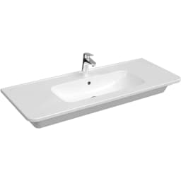 Vitra S20 Round 120x46 Cm Etajerli Lavabo - 7683B003-0001 görsel 1