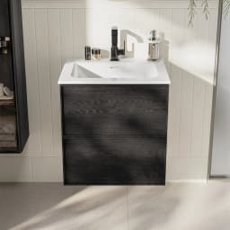Vitra Suit Parlak Siyah Lavabo Bataryası A4261639 görsel 3
