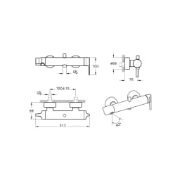Vitra Suit Soft Bakır Banyo Bataryası A4281829 görsel 2