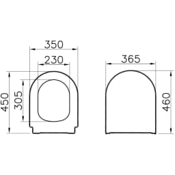 Vitra Universal Özel İhtiyaç Klozet Kapağı - 85-003-321 görsel 2
