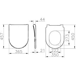 Vitra Universal Round Slim Yavaş Kapanır Mat Taş Gri Klozet Kapağı - 231-476R009 görsel 2