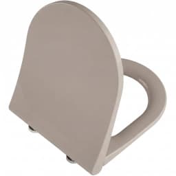 Vitra Universal Round Slim Yavaş Kapanır Mat Kum Beji Klozet Kapağı - 231-422R009 görsel 1