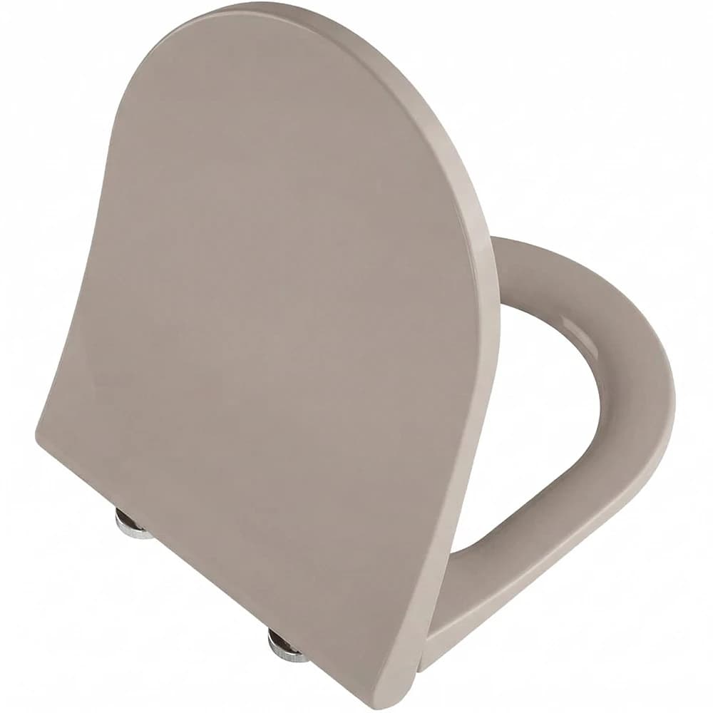 Vitra Universal Round Slim Yavaş Kapanır Mat Kum Beji Klozet Kapağı - 231-422R009