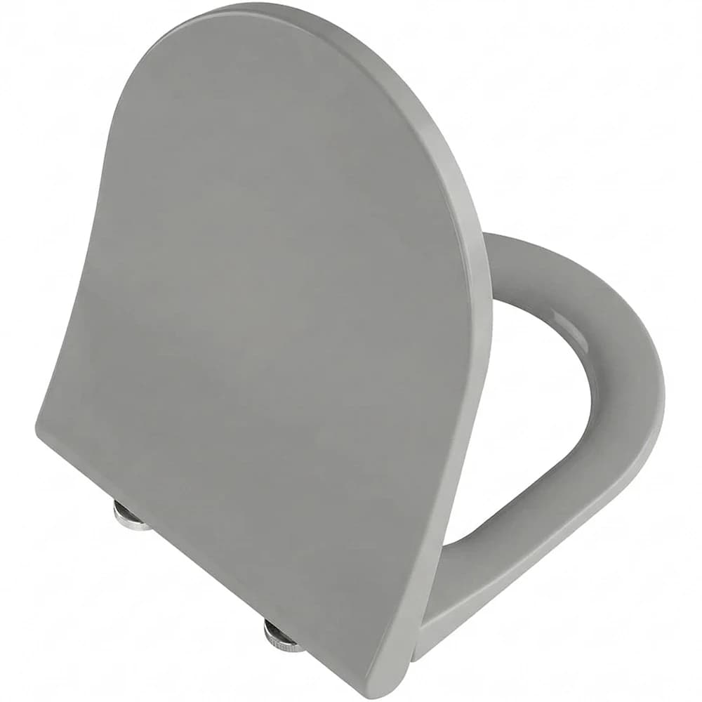 Vitra Universal Round Slim Yavaş Kapanır Mat Taş Gri Klozet Kapağı - 231-476R009