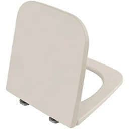 Vitra Universal Square Süper Slim Yavaş Kapanır Mat Kum Beji Klozet Kapağı - 207-422R009 görsel 1