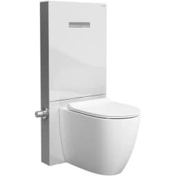 Vitra Vitrus 3-6 L Yerden Duvara Sıfır Klozetler İçin Stop Valfli Duvar Önü Beyaz Cam Rezervuar - 870-1770-01 görsel 2