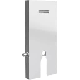 Vitra Vitrus 3-6 L Yerden Duvara Sıfır Klozetler İçin Stop Valfli Duvar Önü Beyaz Cam Rezervuar - 870-1770-01 görsel 1