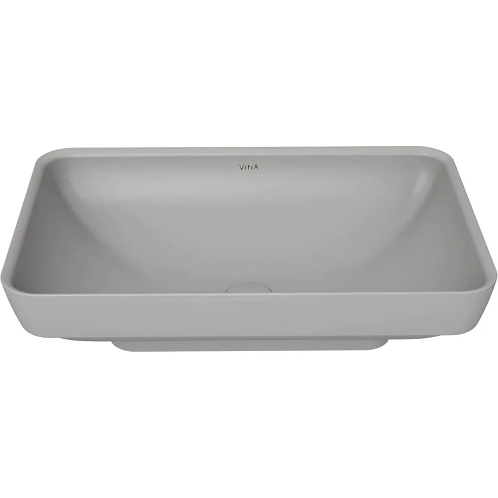 Vitra Water Jewels 60x39 Cm Dikdörtgen Mat Taş Gri Çanak Lavabo - 4442B476-1361
