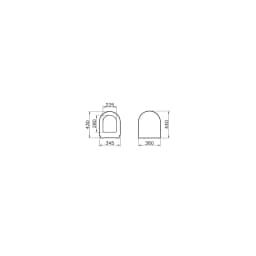 Vitra Zentrum Yavaş Kapanan Klozet Kapağı 94-003R009 görsel 2