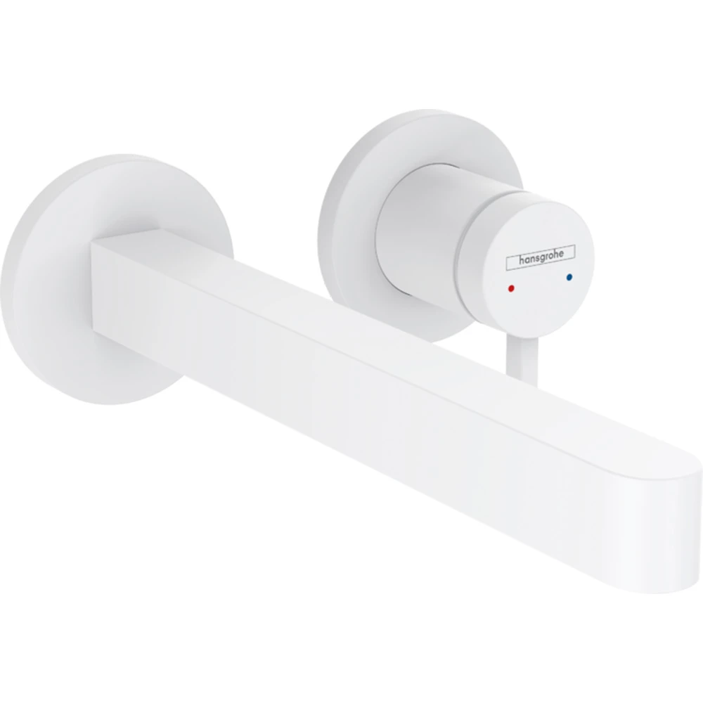 Hansgrohe Finoris Tek Kollu Mat Beyaz Lavabo Bataryası