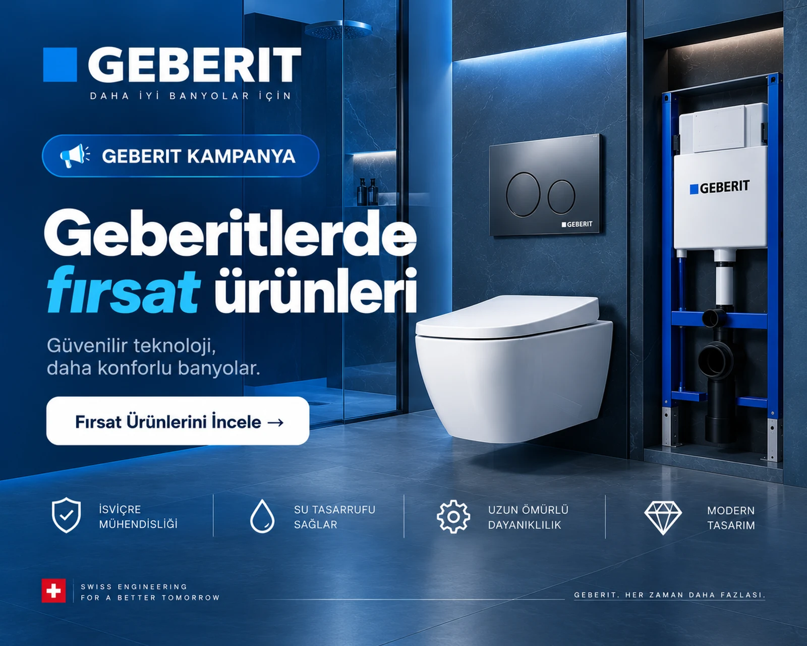 Geberitlerde fırsat ürünleri kampanyası