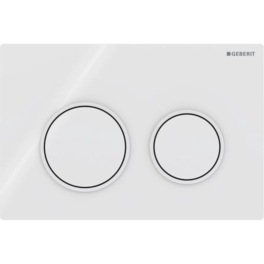 Geberit Omega20 Beyaz-Mat Beyaz Kumanda Kapağı